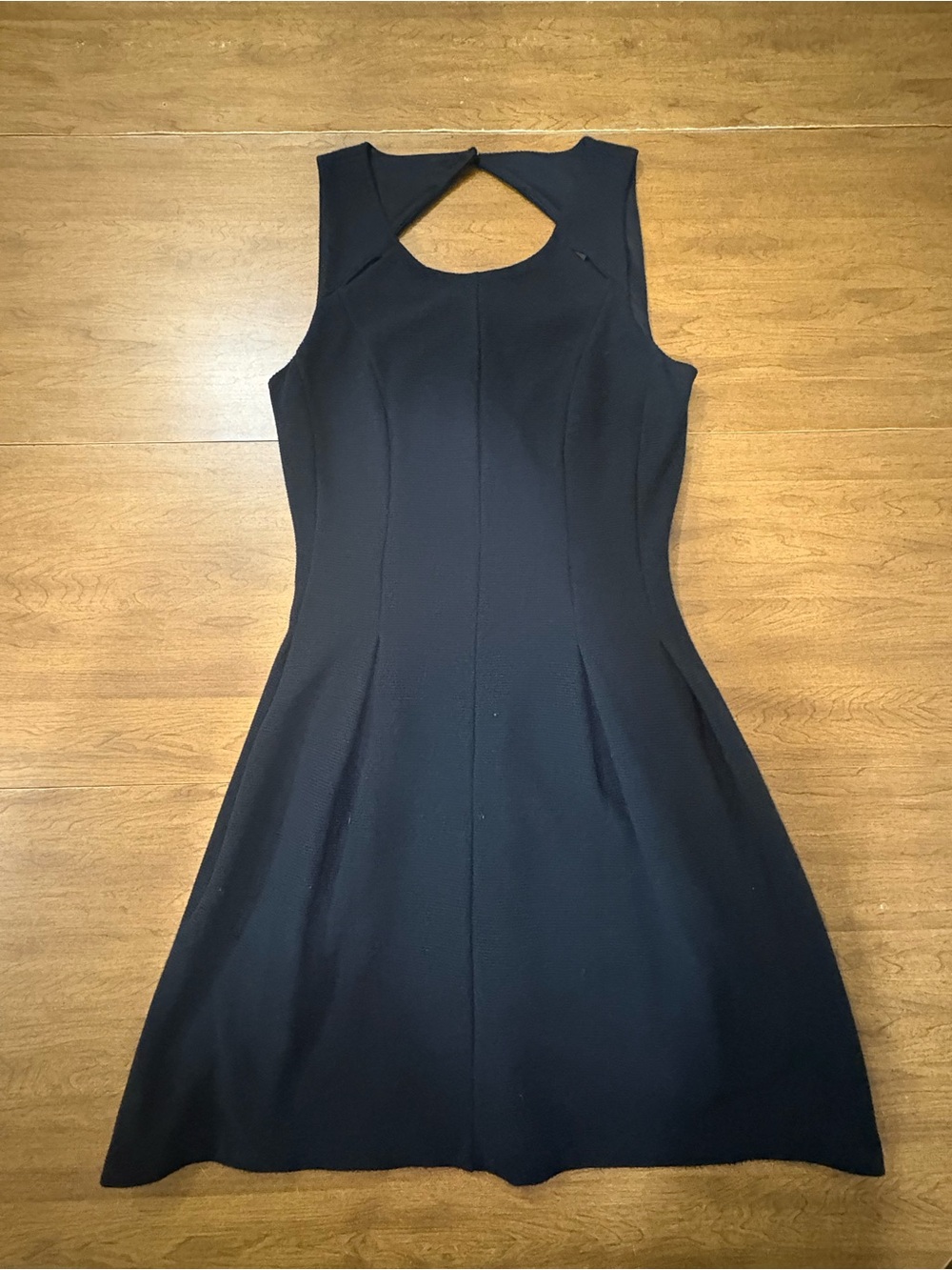 Elle Black Cutout Back Fit & Flare Mini Dress 4